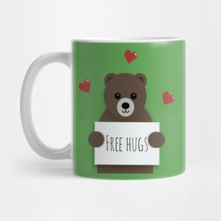 Free Hugs Bear Mug